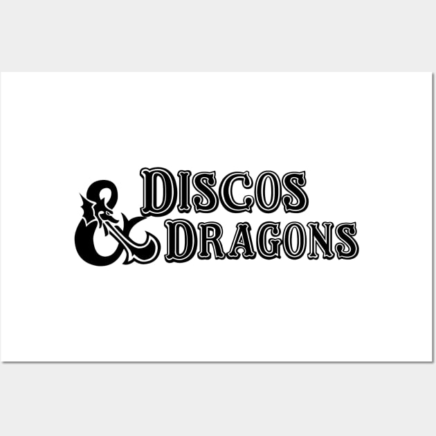 Disco and dragons Wall Art by DennisMcCarson